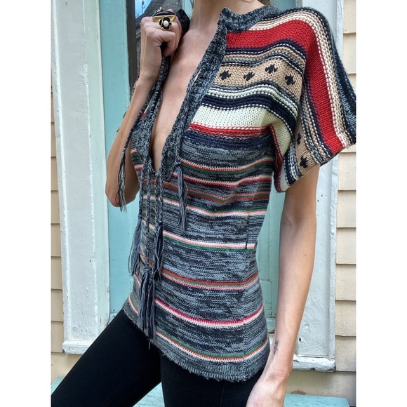 Vintage Sweaters - Vintage hand knit sweater